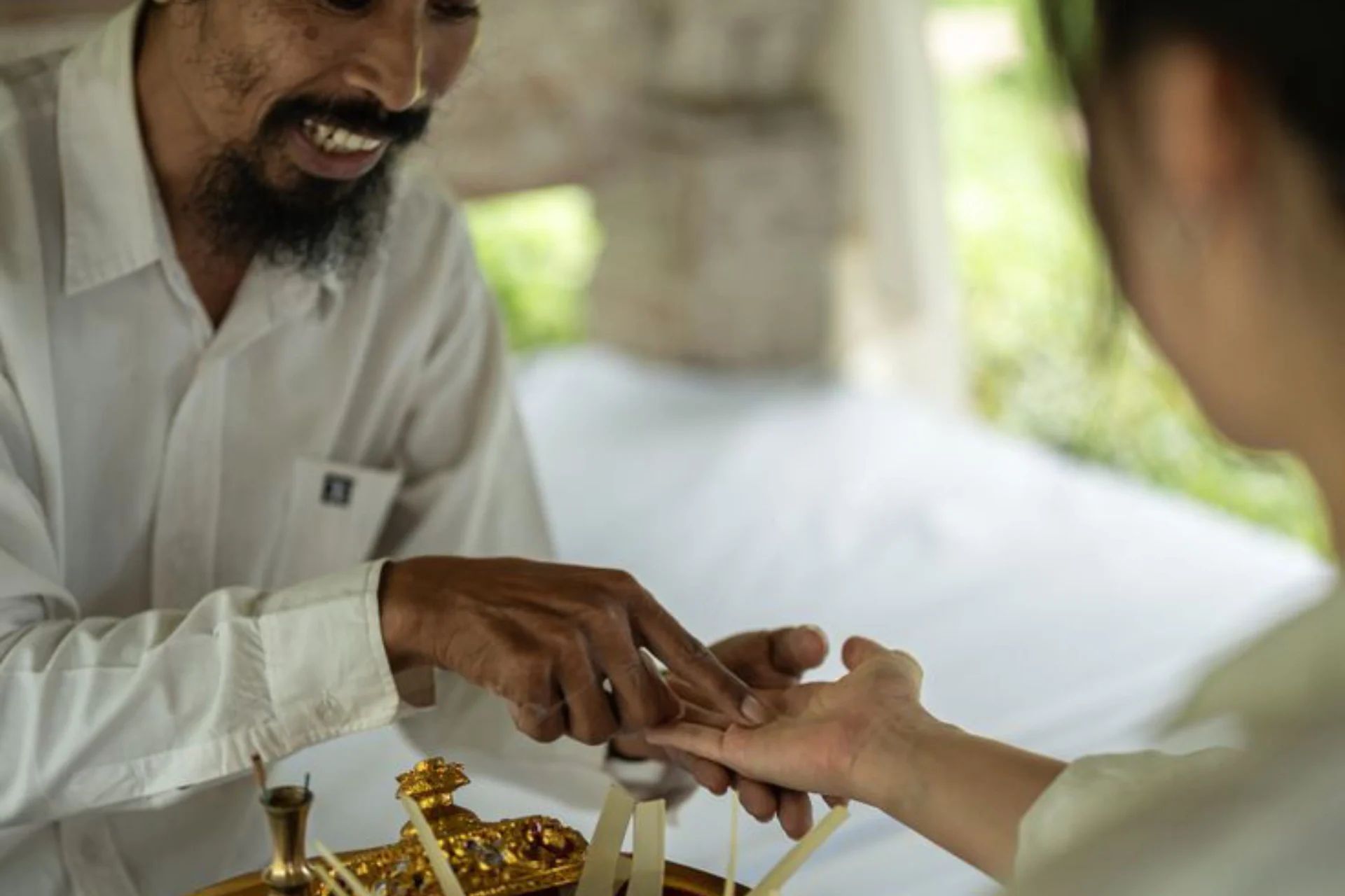 Balinese palm reading