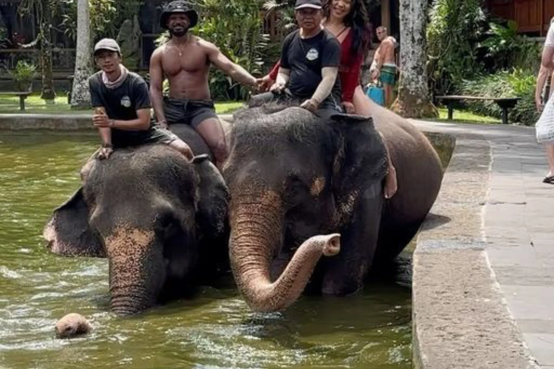 Fashion _ Beauty _ Travel _ Real Estate on Instagram_ _We had such a magical time at @elephantsbali ✨Totally obsessed with these majestic creatures! F