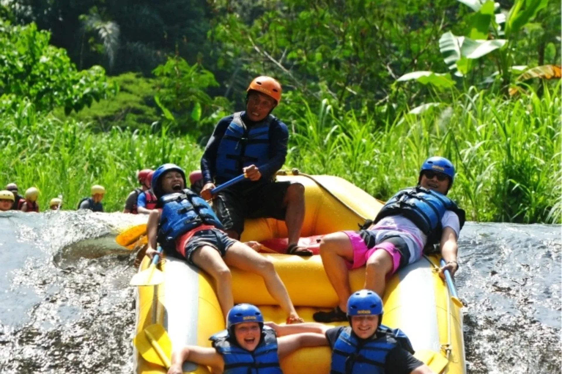 Sobek Telaga Waja White Water River Rafting in Bali, Indonesia_